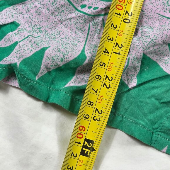 Volcom Mag Sketch Shirt Wintergreen Boys Size XL Short Sleeve Casual Floral - Picture 9 of 9